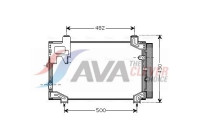 Condenser, air conditioning TO5394D Ava Quality Cooling