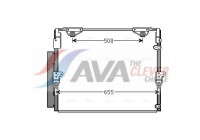 Condenser, air conditioning TO5560D Ava Quality Cooling