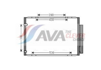 Condenser, air conditioning TO5573D Ava Quality Cooling
