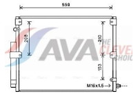 Condenser, air conditioning TO5617D Ava Quality Cooling