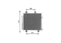 Condenser, air conditioning TO5765D Ava Quality Cooling