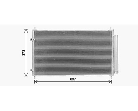 Condenser, air conditioning TO5773D Ava Quality Cooling, Image 2