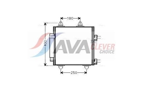 Condenser, air conditioning TOA5414D Ava Quality Cooling