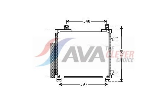Condenser, air conditioning TOA5578D Ava Quality Cooling