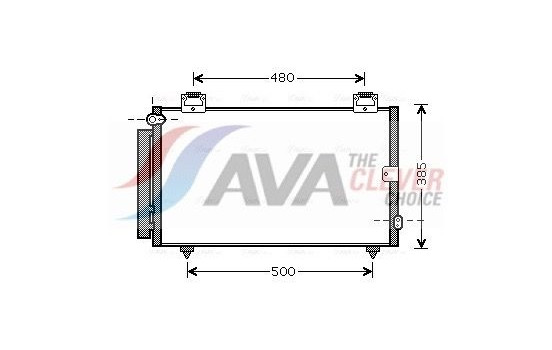 Condenser, air conditioning TOA5594D Ava Quality Cooling