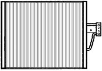 Condenser, air conditioning TSP0225018 Delphi