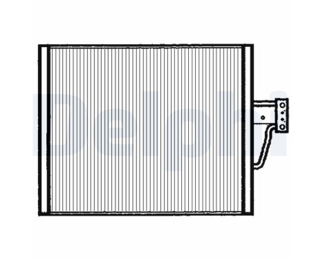 Condenser, air conditioning TSP0225018 Delphi, Image 2
