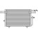 Condenser, air conditioning TSP0225083 Delphi