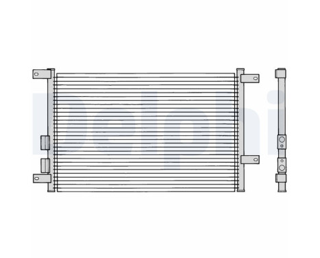 Condenser, air conditioning TSP0225108 Delphi, Image 3