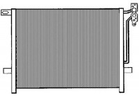 Condenser, air conditioning TSP0225118 Delphi