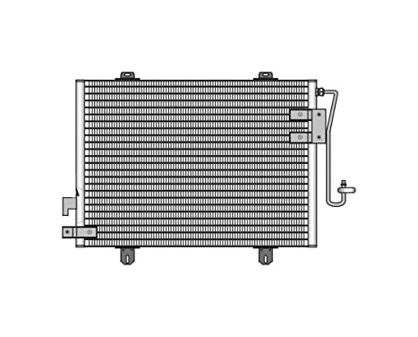 Condenser, air conditioning TSP0225131 Delphi