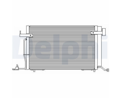 Condenser, air conditioning TSP0225176 Delphi, Image 2