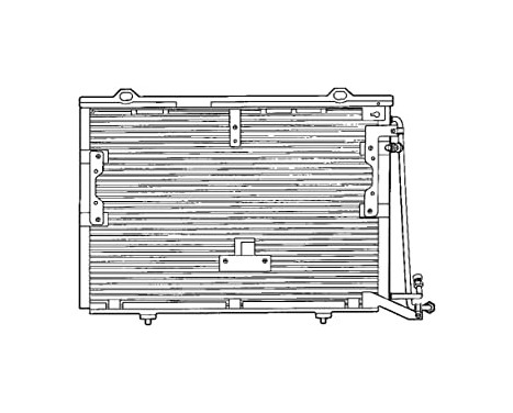 Condenser, air conditioning TSP0225193 Delphi