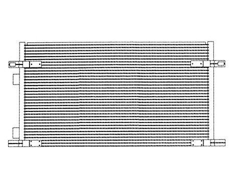 Condenser, air conditioning TSP0225212 Delphi