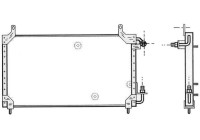 Condenser, air conditioning TSP0225413 Delphi