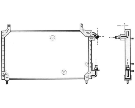 Condenser, air conditioning TSP0225413 Delphi