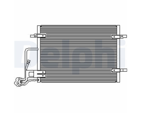 Condenser, air conditioning TSP0225453 Delphi, Image 2