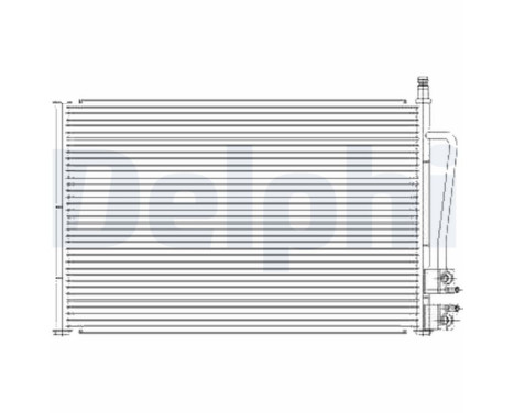 Condenser, air conditioning TSP0225459 Delphi, Image 2