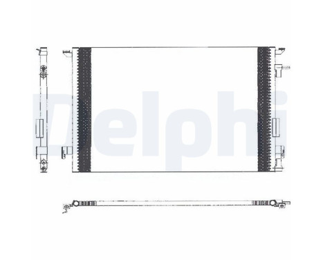 Condenser, air conditioning TSP0225463 Delphi, Image 2