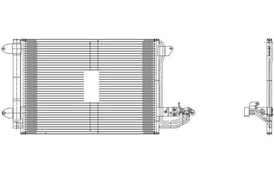 Condenser, air conditioning TSP0225482 Delphi