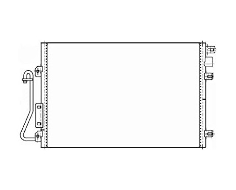 Condenser, air conditioning TSP0225635 Delphi