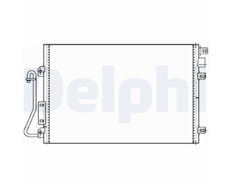 Condenser, air conditioning TSP0225635 Delphi, Image 2
