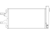 Condenser, air conditioning TSP0225676 Delphi