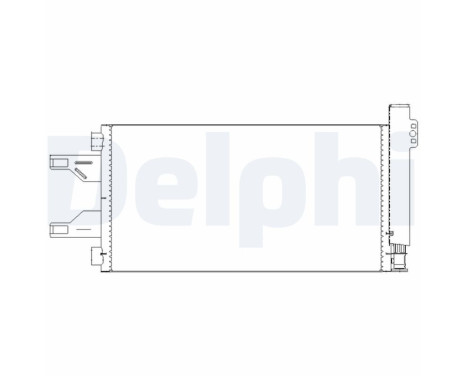 Condenser, air conditioning TSP0225676 Delphi, Image 2