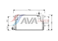 Condenser, air conditioning VN5161 Ava Quality Cooling