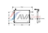 Condenser, air conditioning VN5177D Ava Quality Cooling
