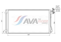 Condenser, air conditioning VN5440D Ava Quality Cooling