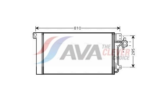 Condenser, air conditioning VNA5236D Ava Quality Cooling