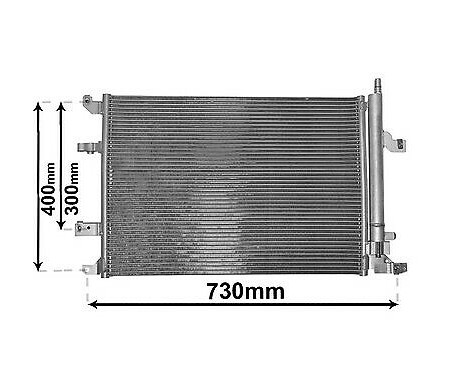 Condenser, air conditioning VO5138D Ava Quality Cooling