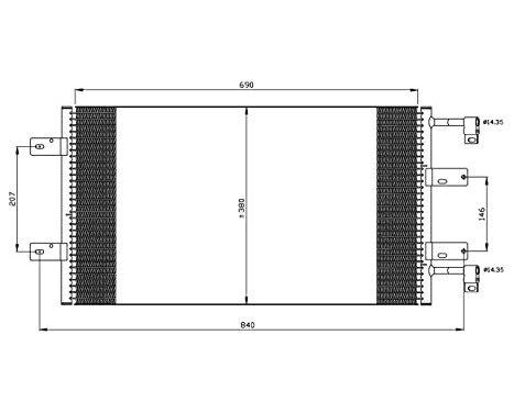 Condenser, air conditioning