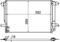 Condenser, air conditioning