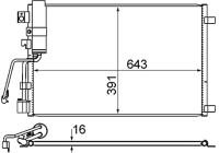 Condenser, air conditioning