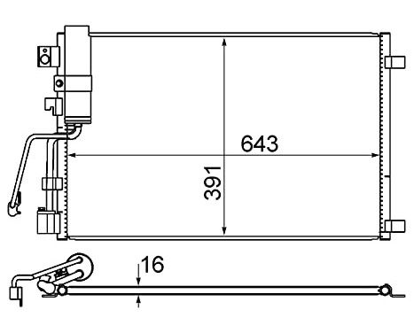 Condenser, air conditioning