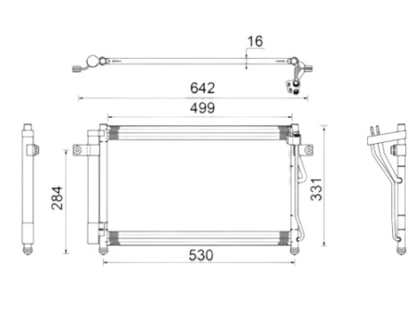 Condenser, air conditioning