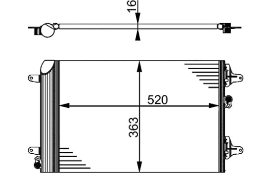 Condenser, air conditioning