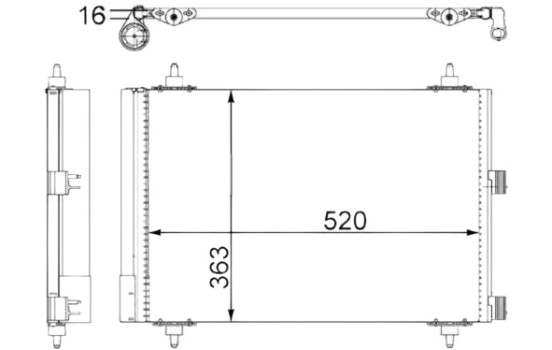 Condenser, air conditioning