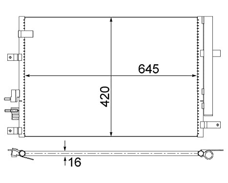 Condenser, air conditioning