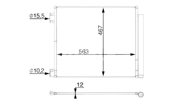 Condenser, air conditioning