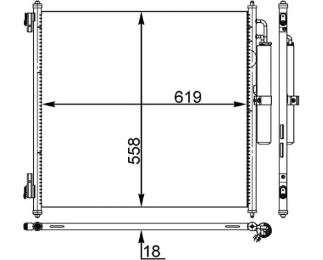 Condenser, air conditioning