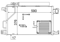 Condenser, air conditioning