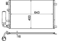 Condenser, air conditioning