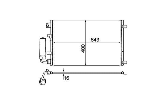 Condenser, air conditioning