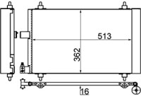 Condenser, air conditioning