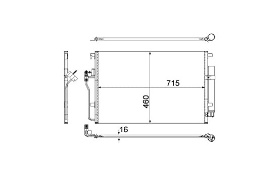 Condenser, air conditioning