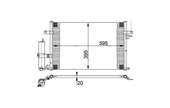 Condenser, air conditioning