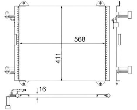 Condenser, air conditioning